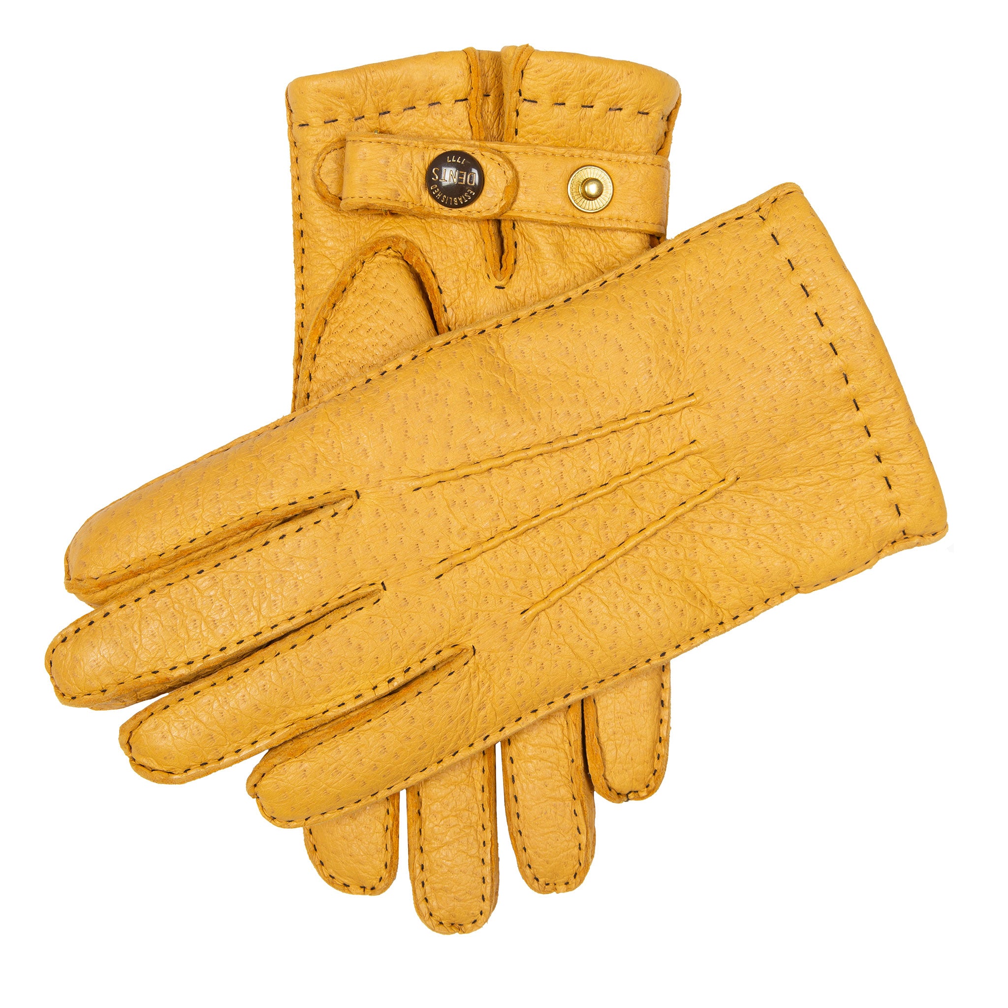 Men's Heritage Handsewn Three-Point Fur-Lined Peccary Leather