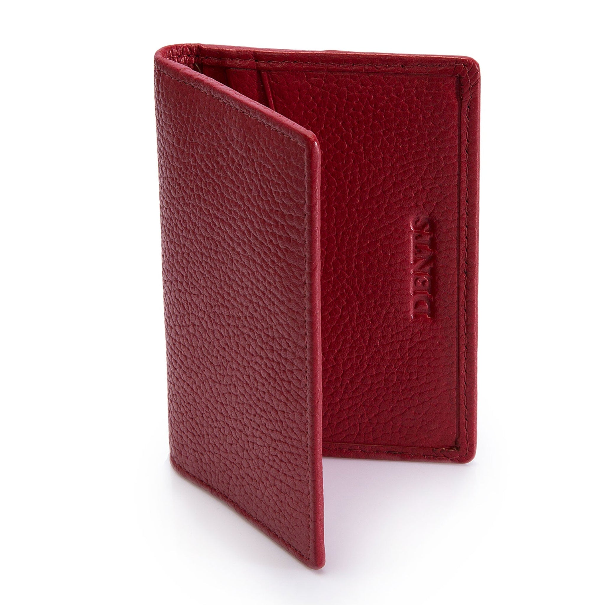 mens card sleeve Beauley | Grain Leather Card Holder with RFID