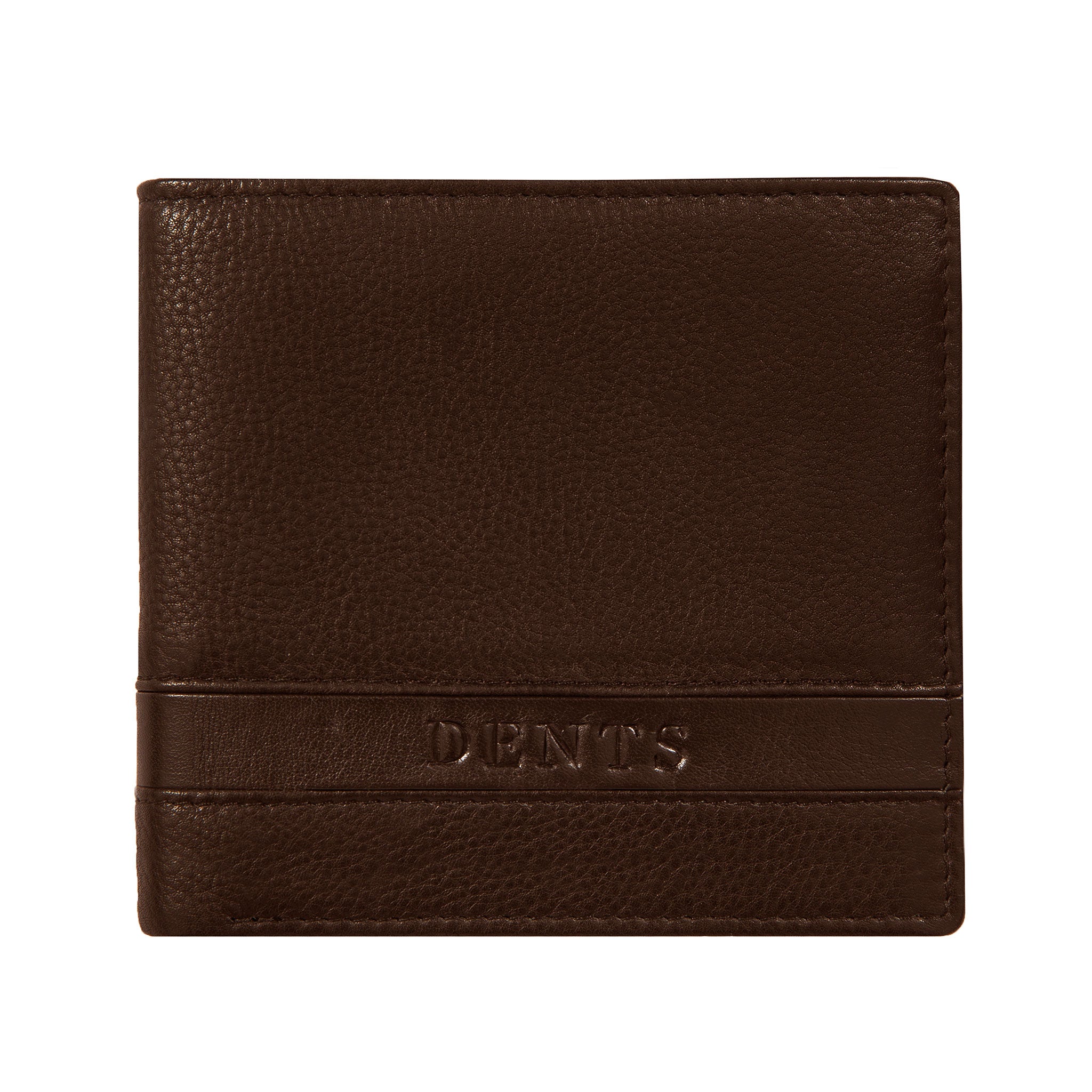 DENTS デンツ Heritage Collection Men's Pebble Grain Leather Bifold Wallet with RFID Blocking and