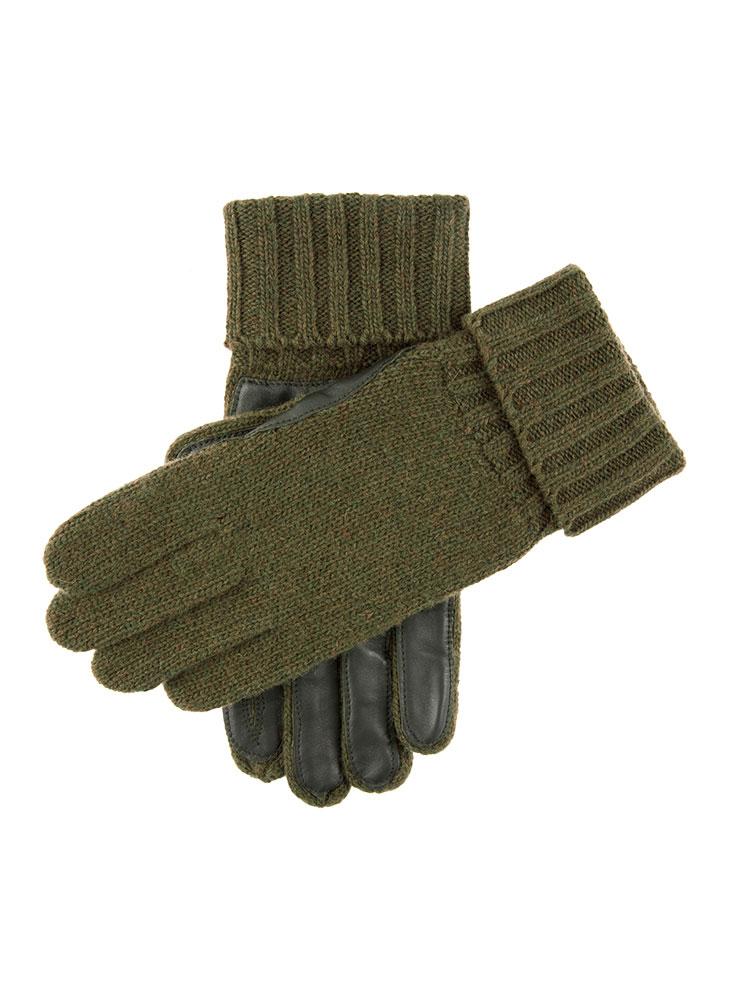 Browning Knitted Shooting Gloves with Leather Palm Dents