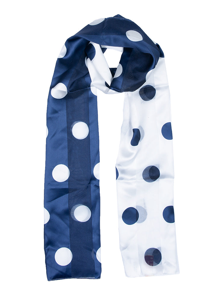 Women s Polka Dot Print Lightweight Scarf Dents