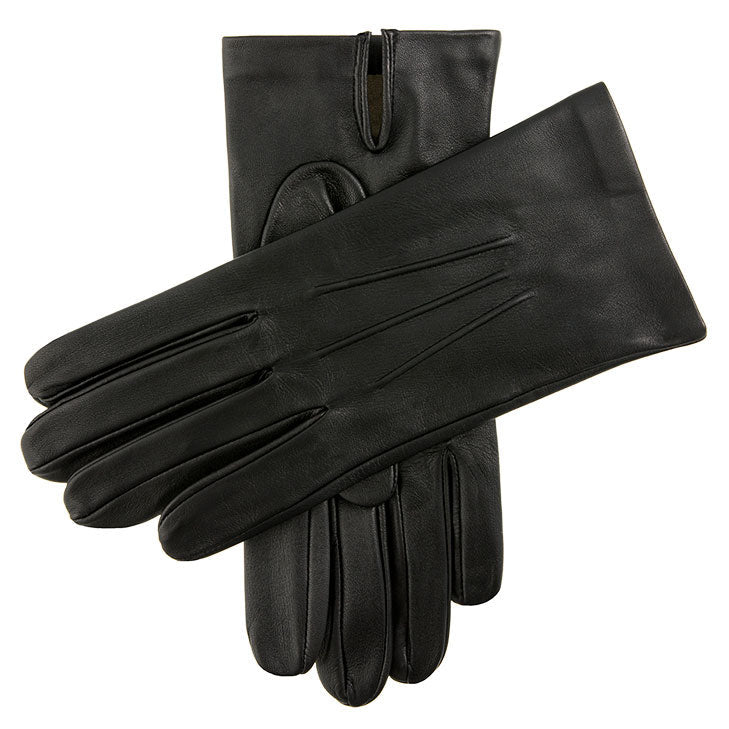 LEATHER GAUNTLET GLOVES-NEW MENS BLACK LAMBSKIN LEATHER with LEATHER GAUNTLET GLOVES-NEW MENS BLACK LAMBSKIN LEATHER with