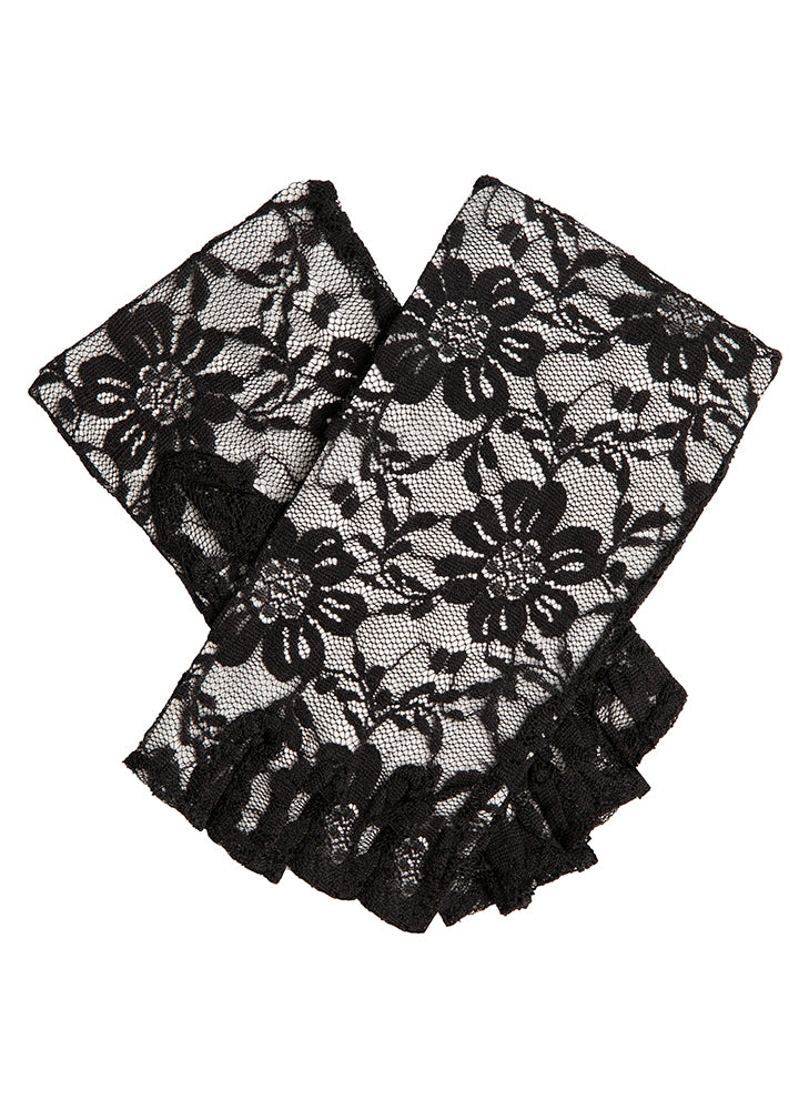 Black lace shop fingerless gloves australia
