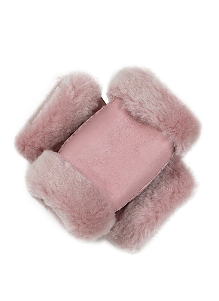 Fingerless sheepskin outlet gloves ladies