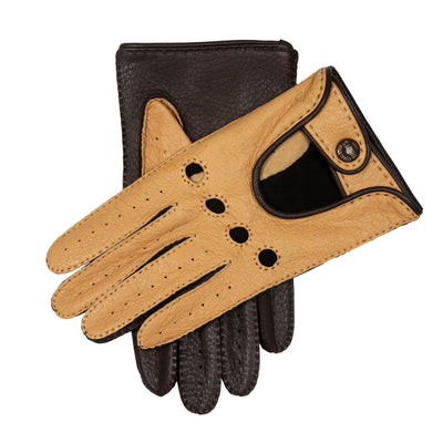 Featured Guantes de cuero peccary para hombre image