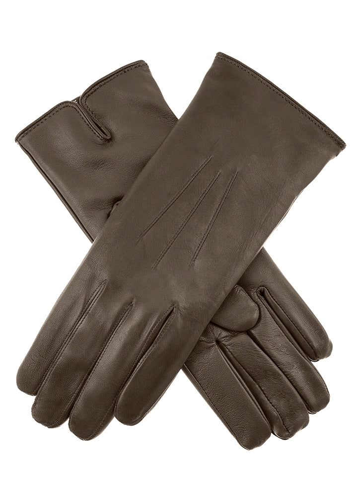 Women's Handsewn Cashmere Lined Peccary Leather Gloves | Dents
