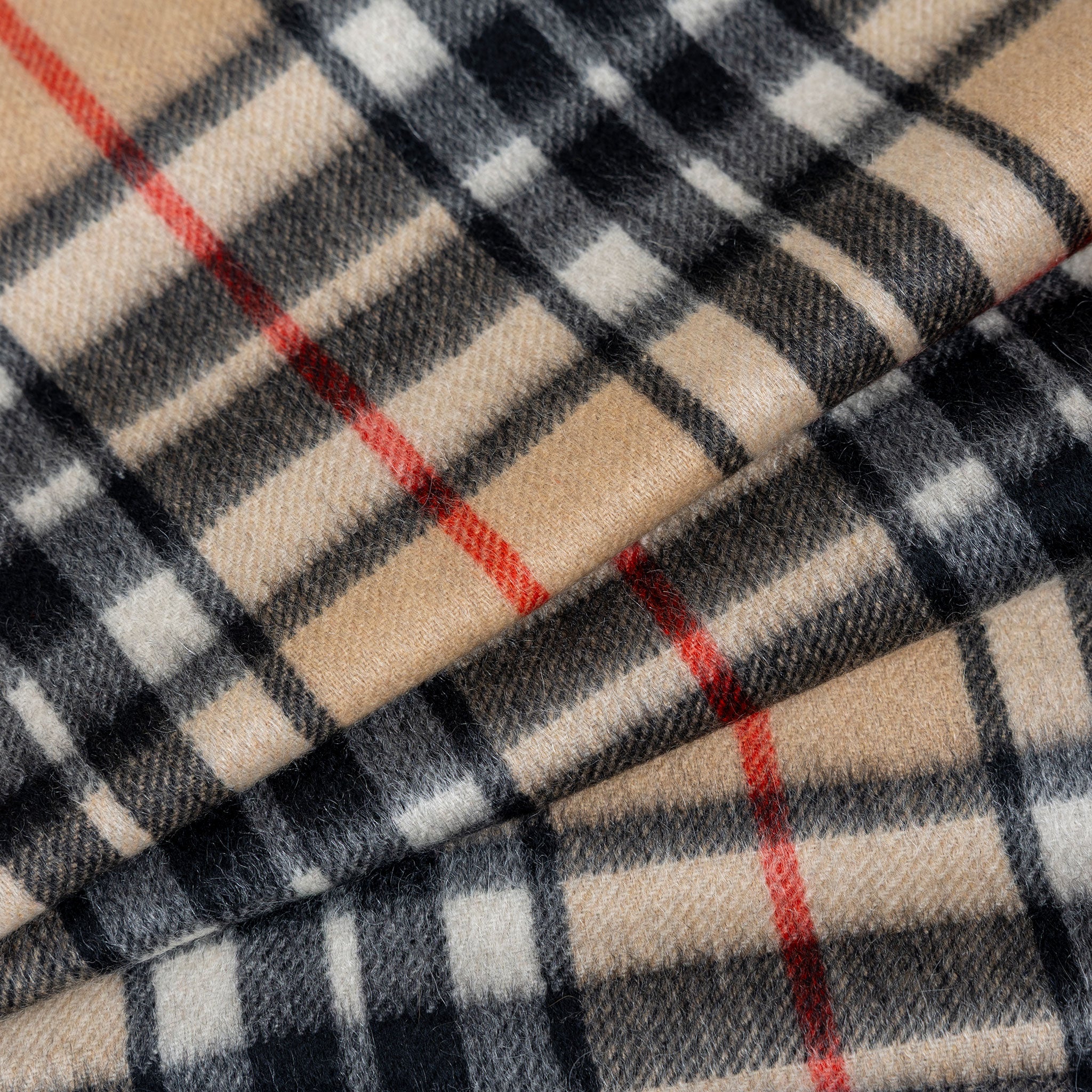 Heritage Large Check Cashmere Scarf with Tassels and Gift Box | Dents