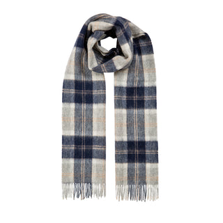 Men's Luxury Lambswool Scarf with Tassels | Dents