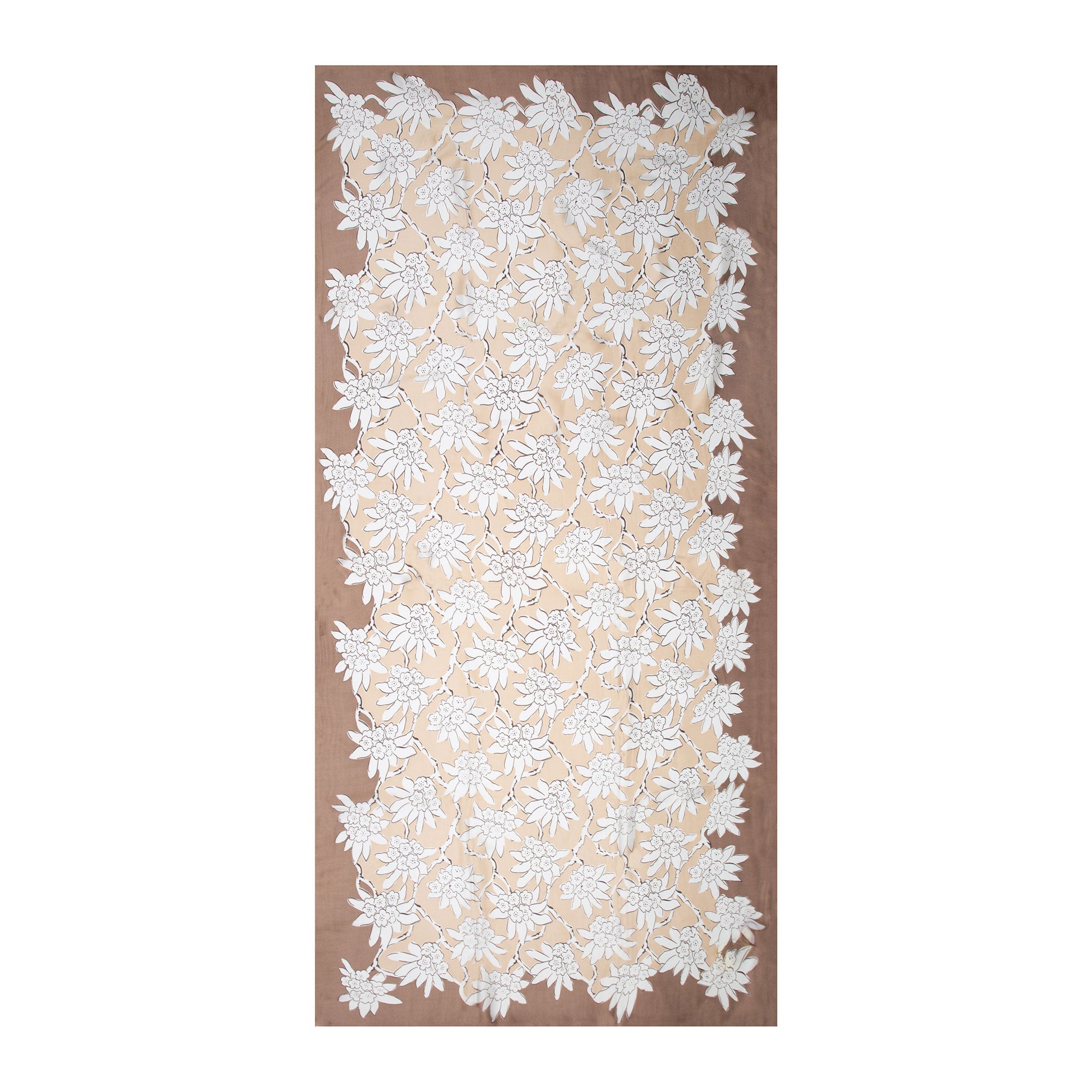 Women's Floral Print Lightweight Scarf with Border | Dents
