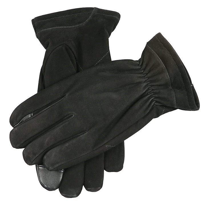 Men's Touchscreen WoolLined Gloves with Elasticated Cuffs Dents
