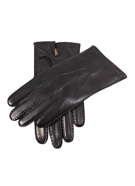 Cheddar | Men's Handsewn Cashmere Lined Shorter Finger Leather Gloves ...