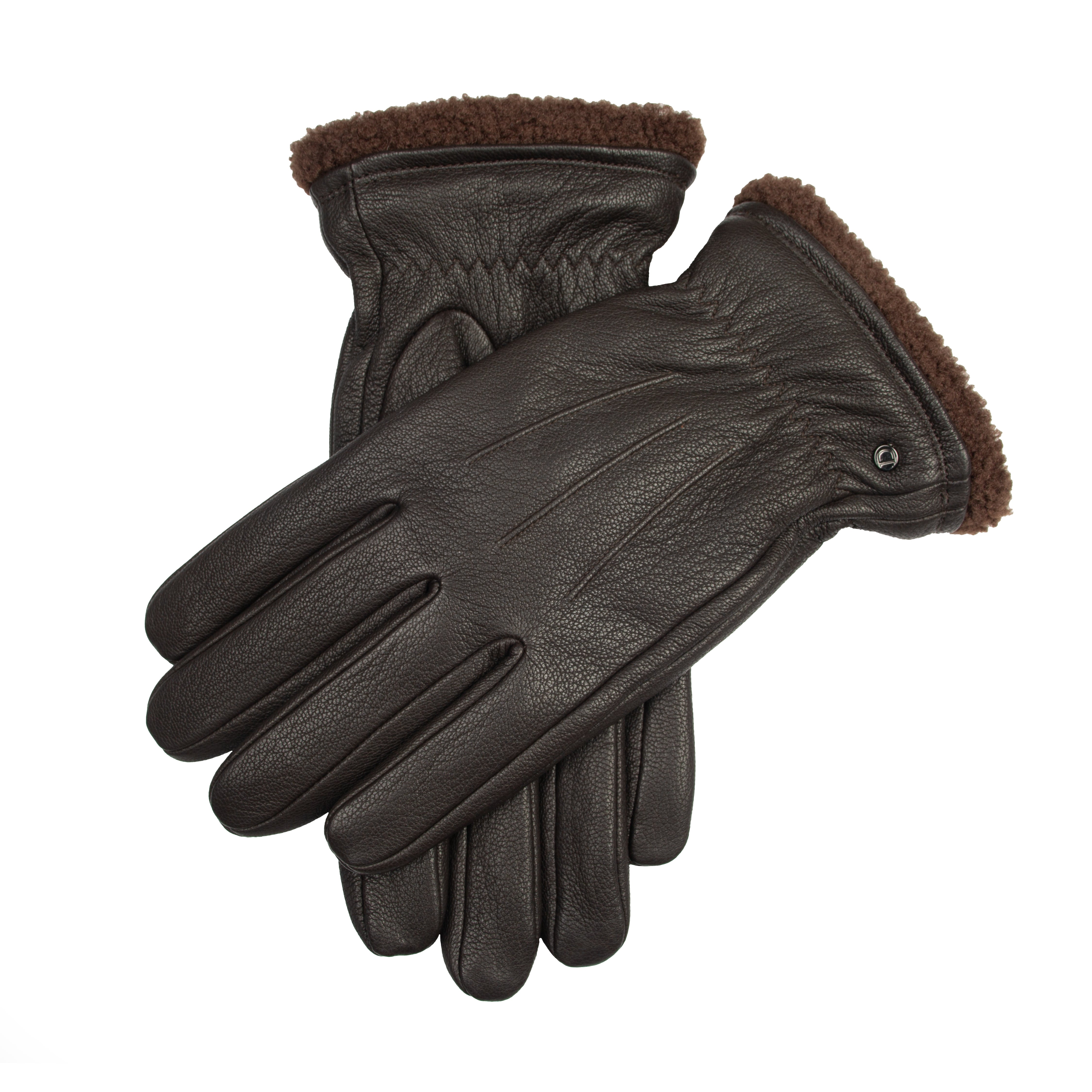 Men's Touchscreen Water-Resistant Suede Gloves | Dents