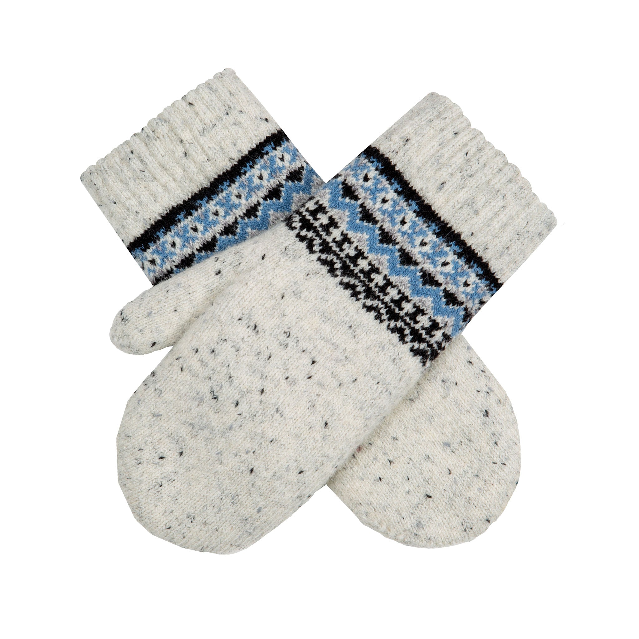 Women's Jacquard Fair Isle Knitted Mittens | Dents