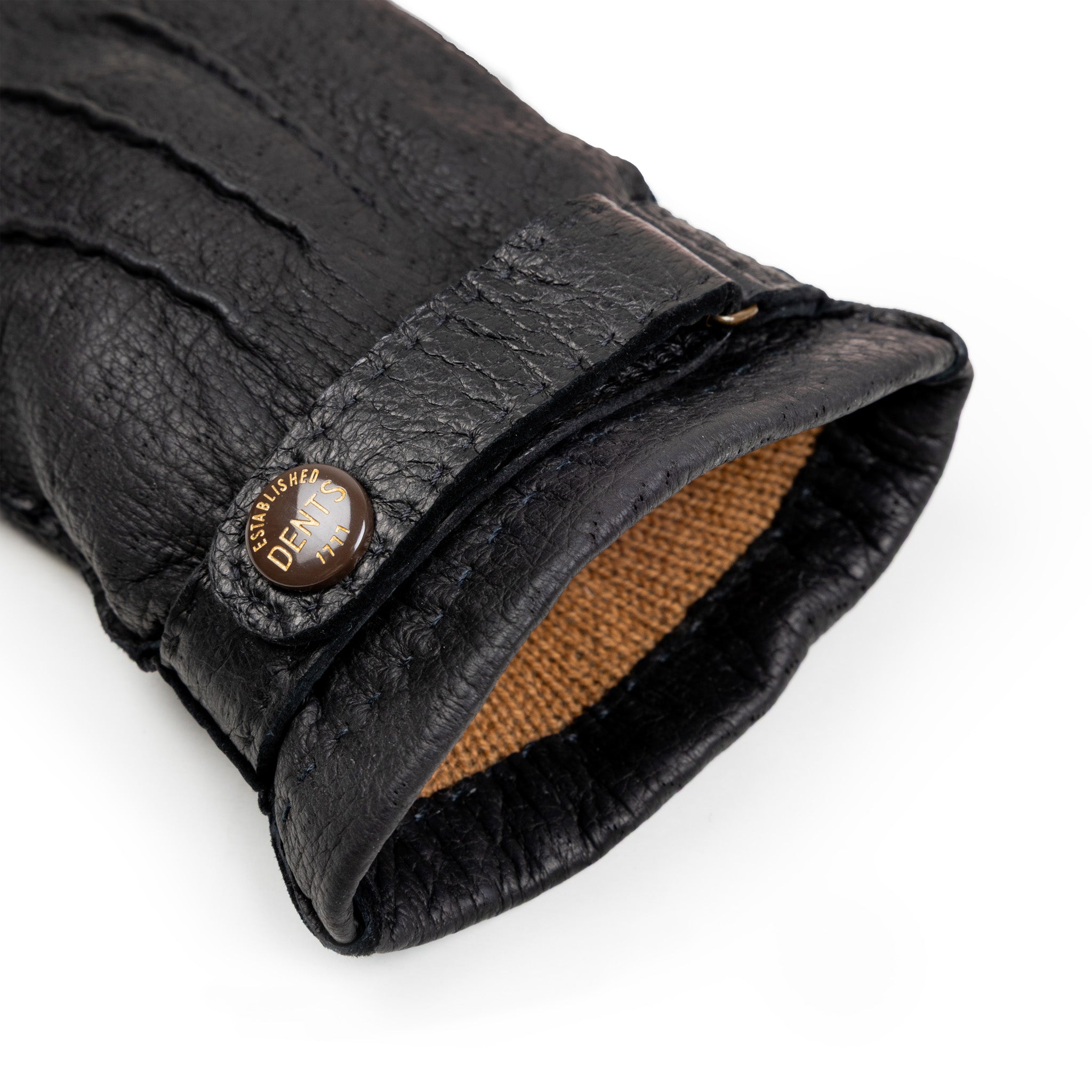 Men's Heritage Handsewn Three-Point Vicuña-Lined Peccary Leather
