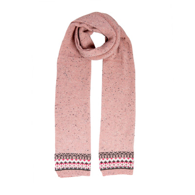 Women S Jacquard Fair Isle Knitted Scarf 1