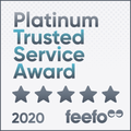 Feefo Awards Platinum 2020