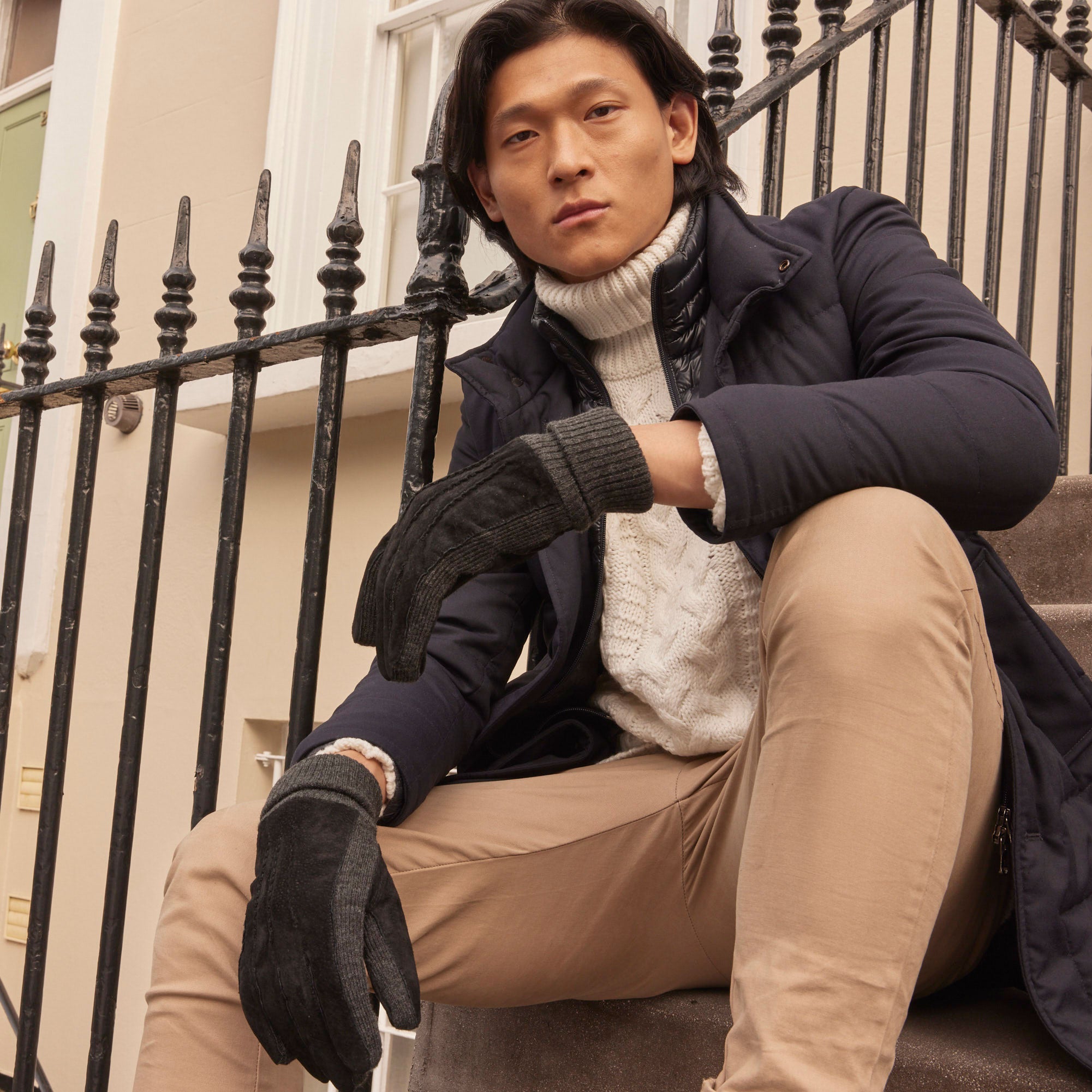 Kendal | Men's Fleece Lined Suede Gloves | Dents