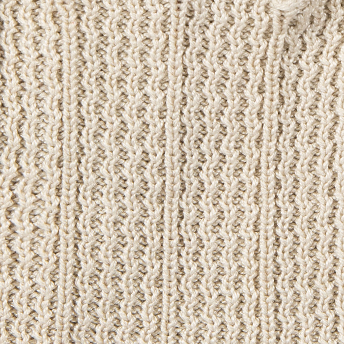Men’s Crochet-Back Imitation Peccary Leather Driving Gloves in cognac closeup