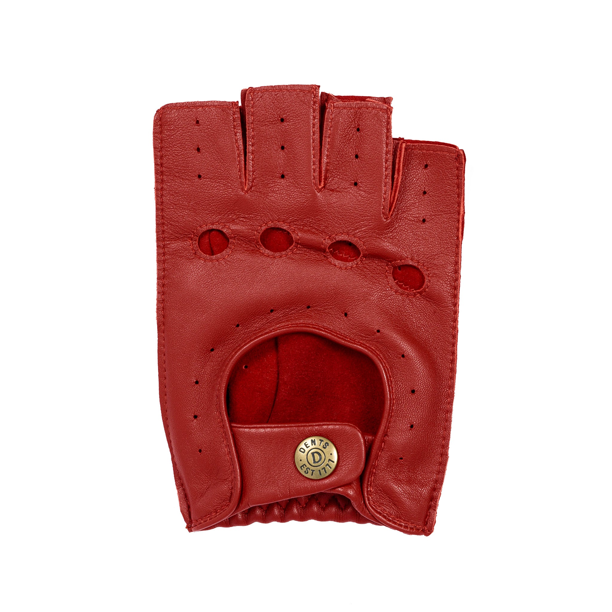 Snetterton | Men's Fingerless Leather Driving Gloves | Dents