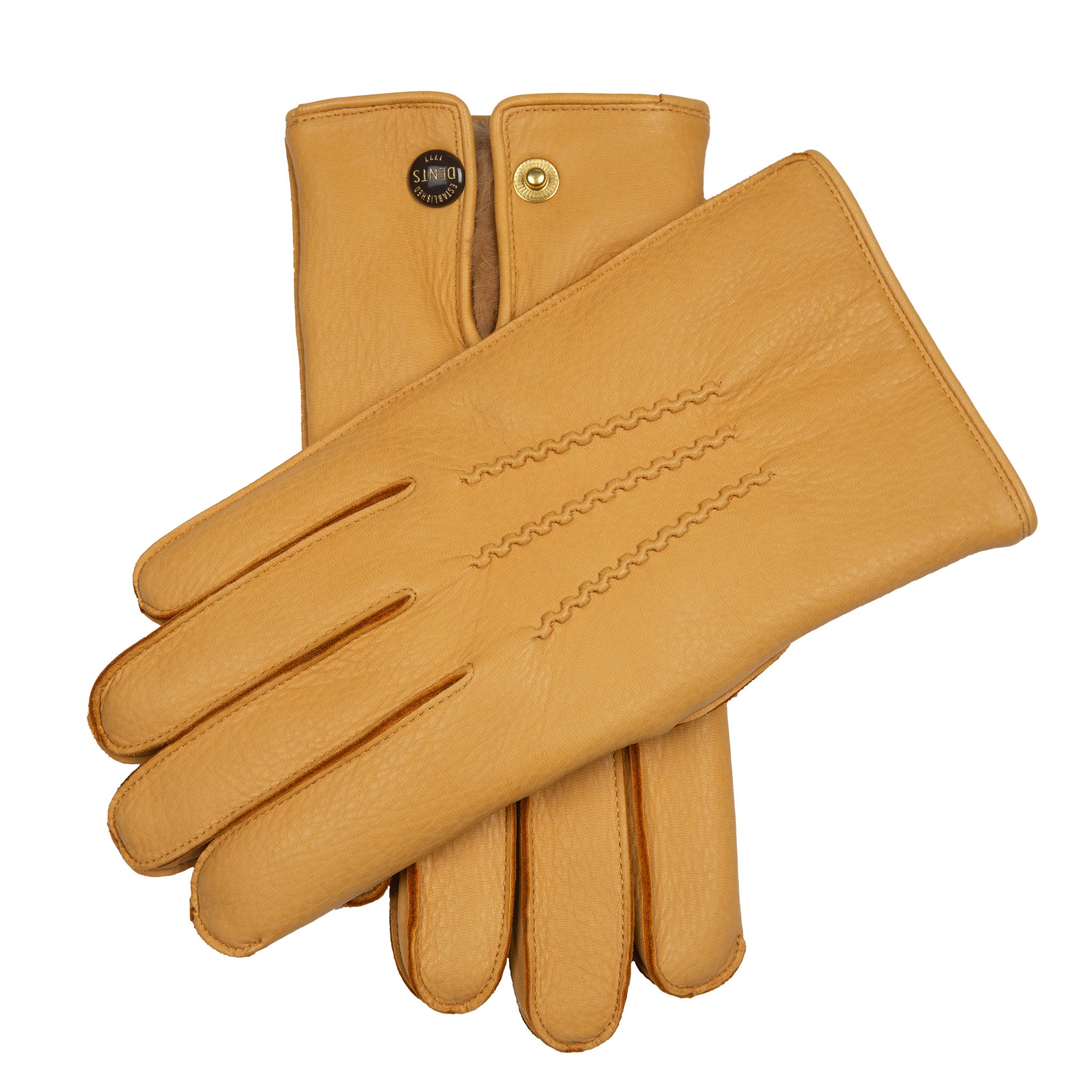 Windsor | Men's Fur Lined Deerskin Leather Gloves | Dents