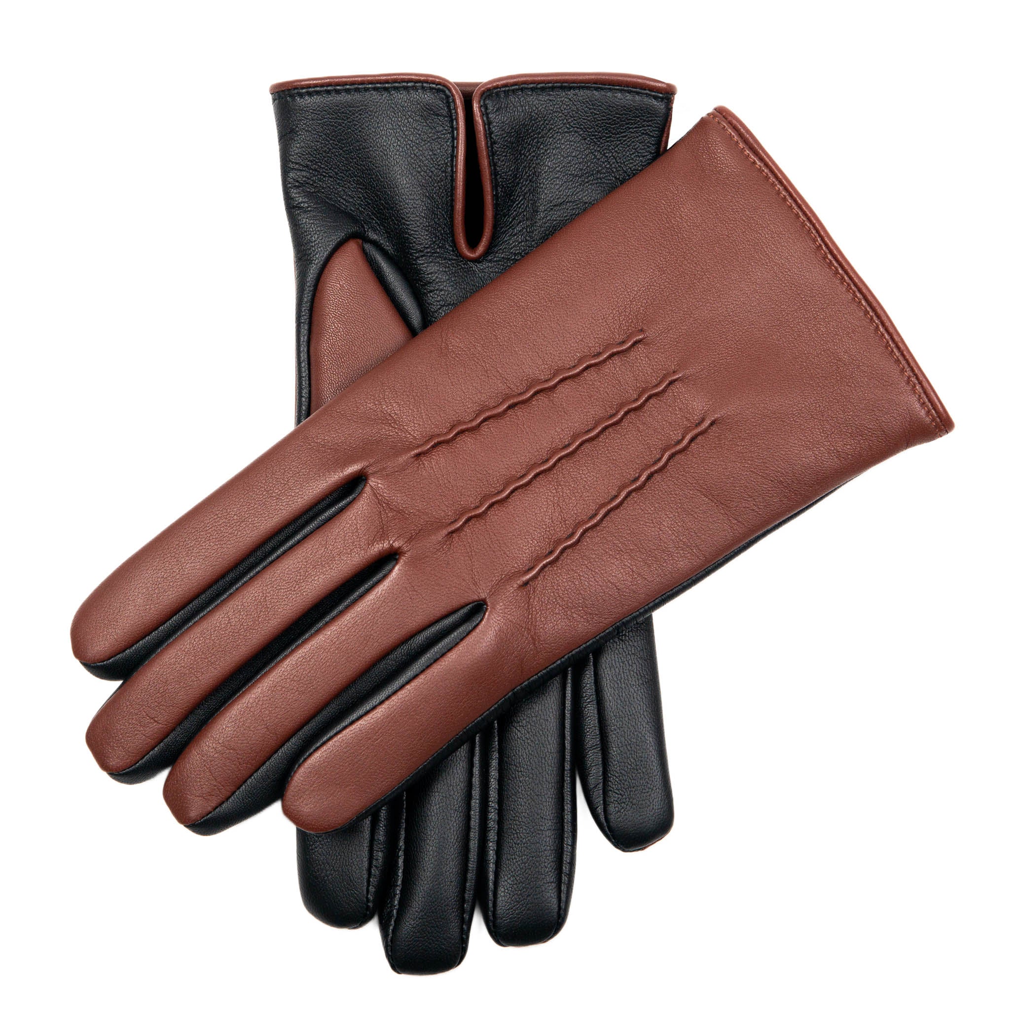 A~Z 専用DENTS The Heritage Collection Men's Heritage Touchscreen Silk-Lined Leather Gloves | Dents