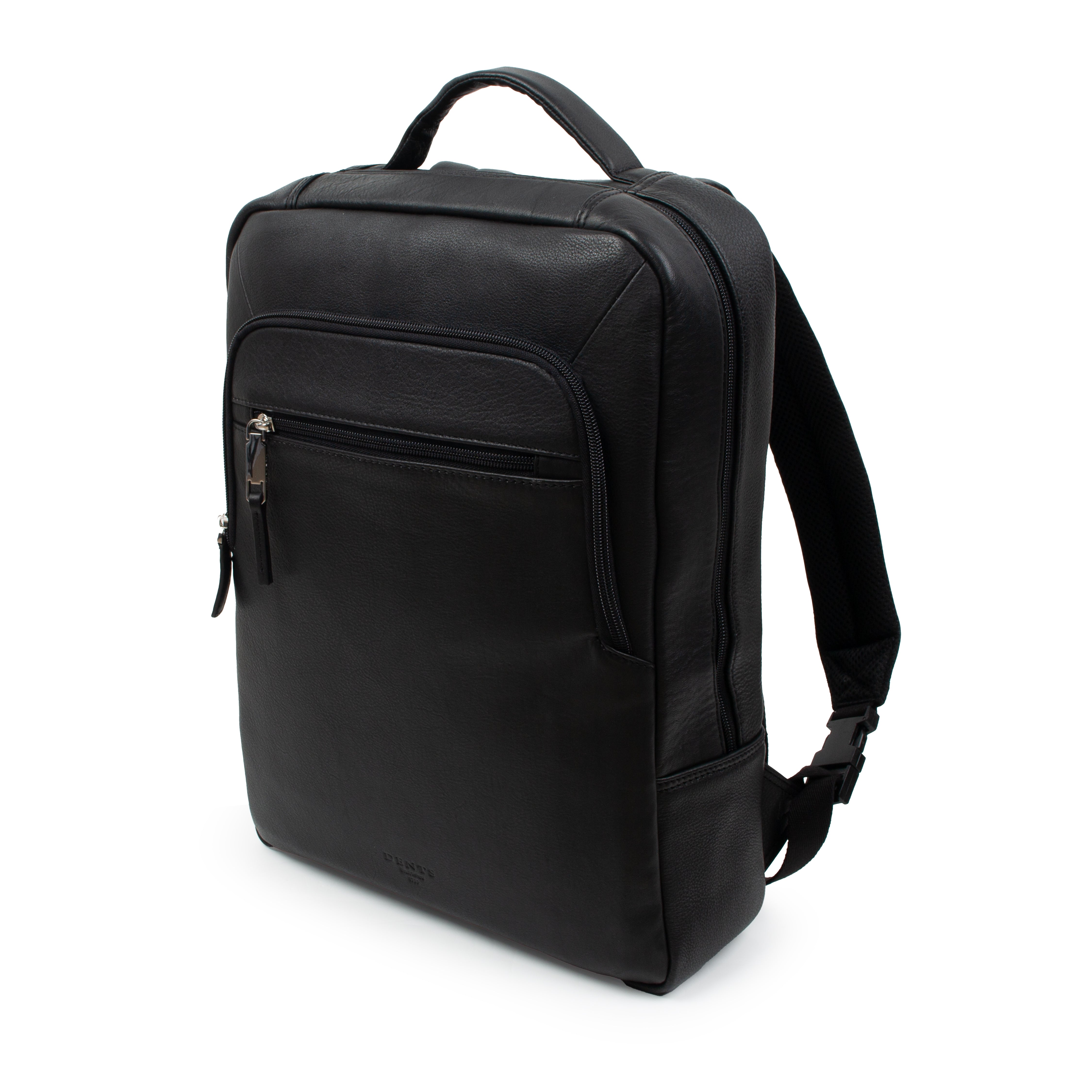 Men's Pebble Grain Leather Backpack Dents