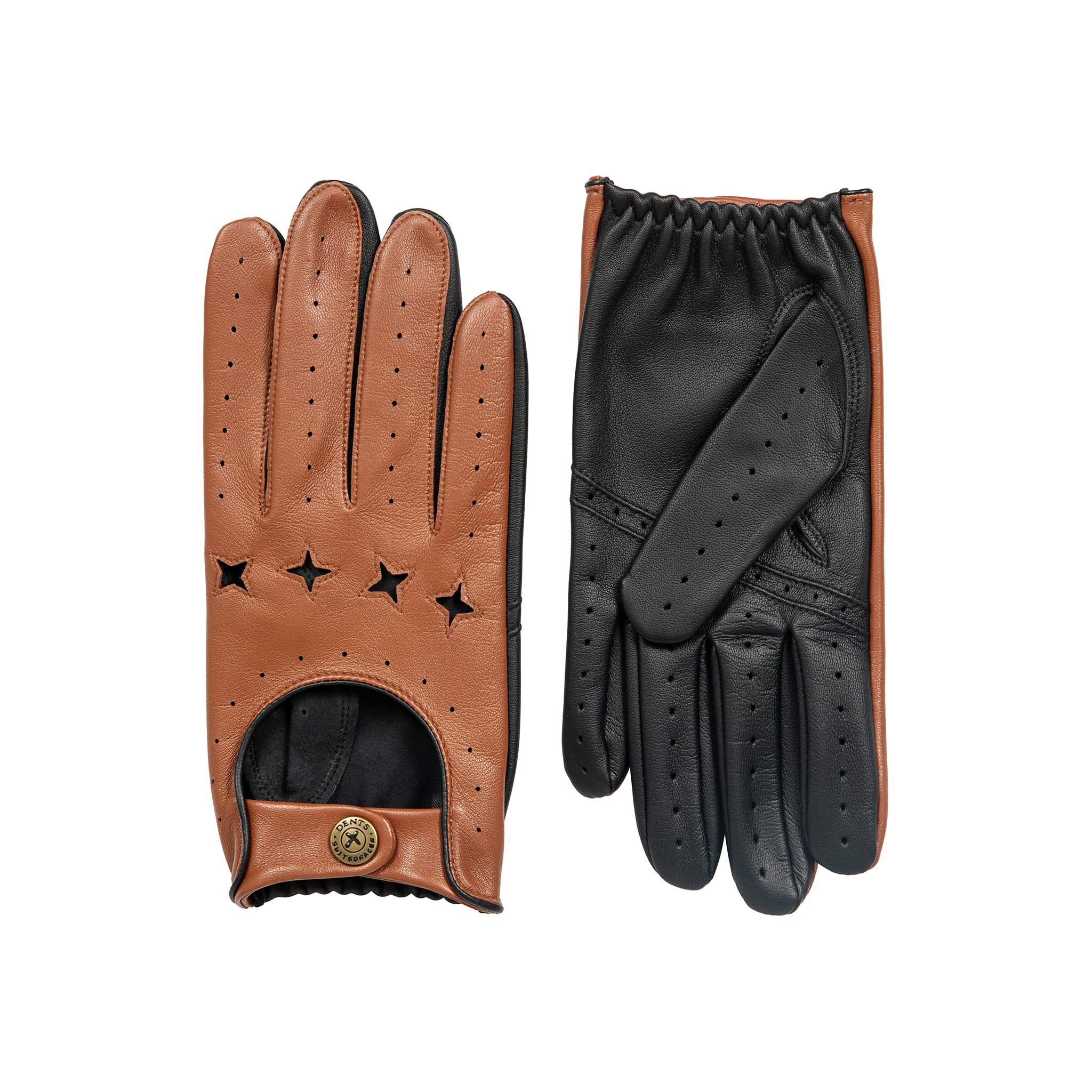 Suited Racer x Dents Touchscreen Leather Driving Gloves