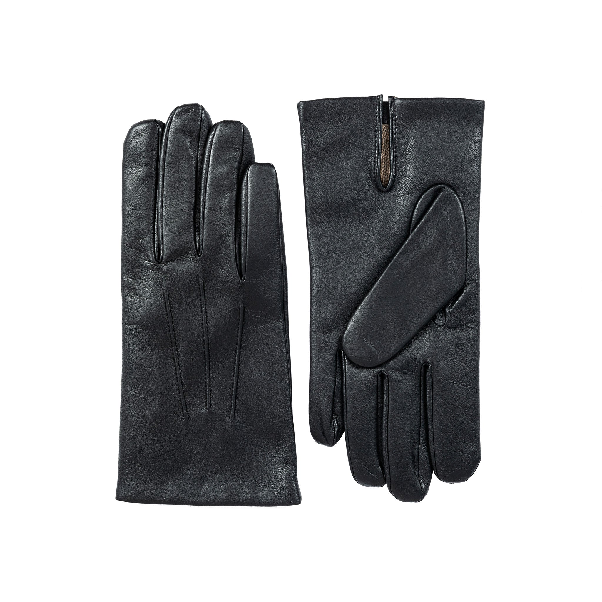 Dents Gloves BATH レザー×カシミヤグローブ Bath | Men's Cashmere Lined Leather Gloves | Dents