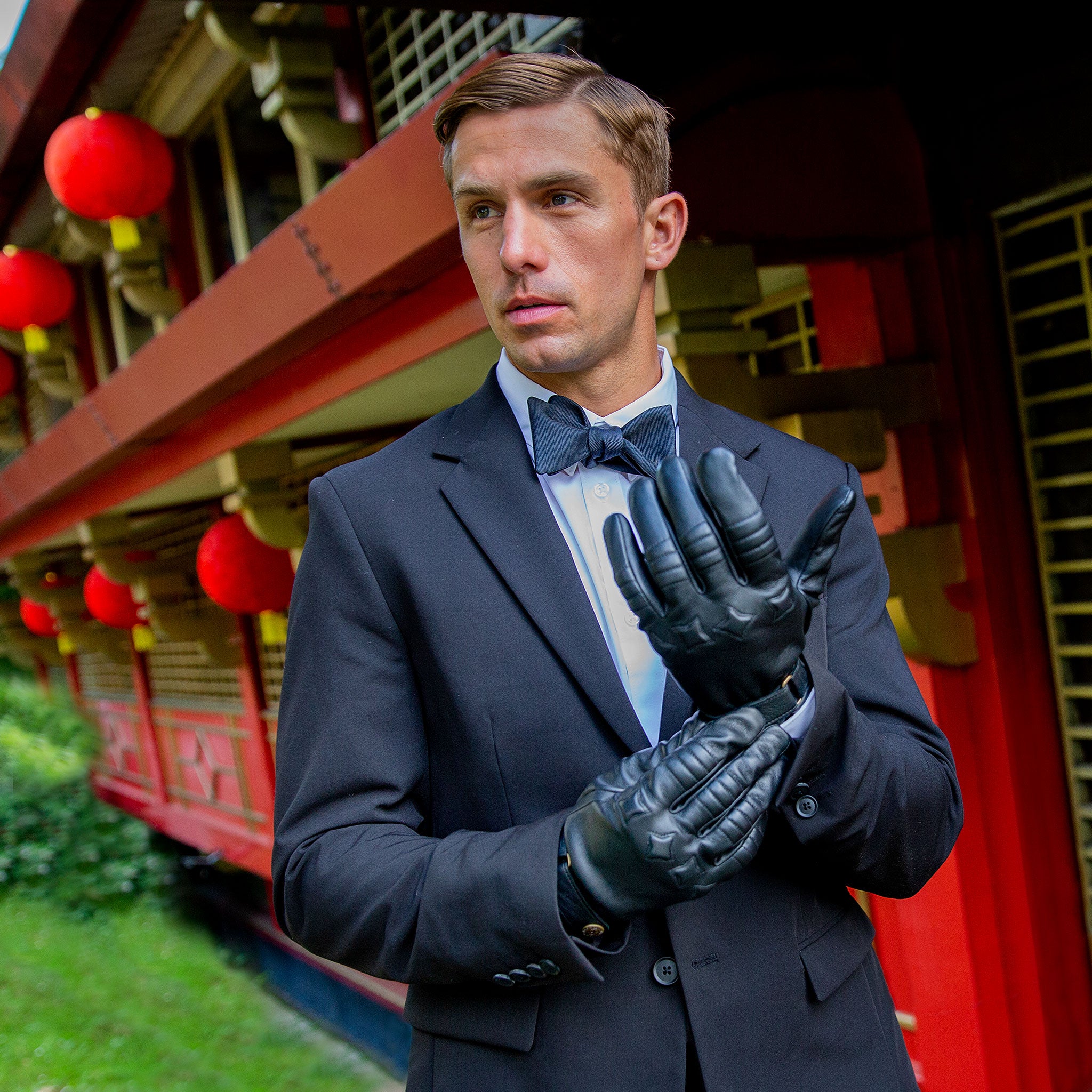drive film handschuhe The Suited Racer | Touchscreen Leather Driving Gloves