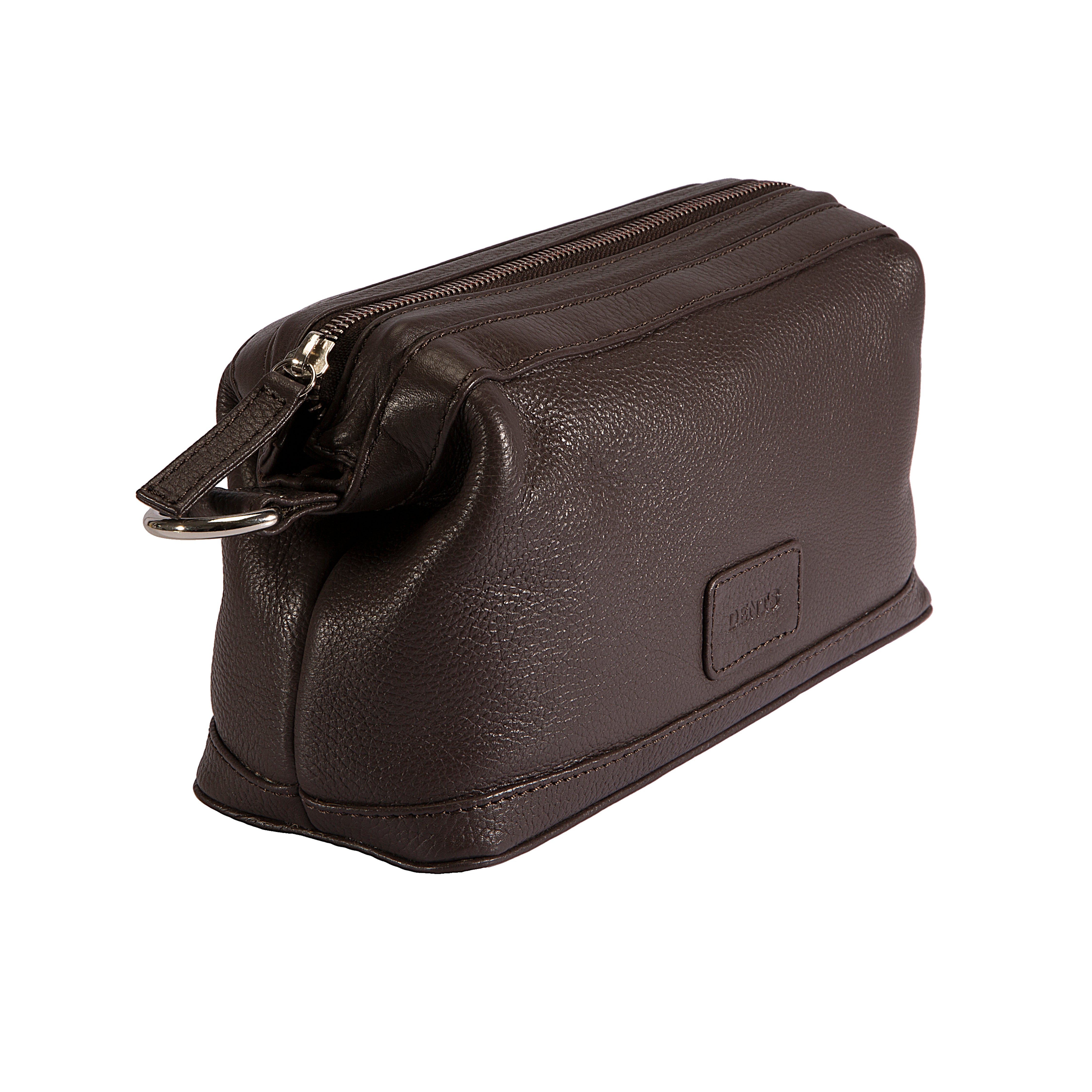 Beauley Pebble Grain Leather Wash Bag Dents