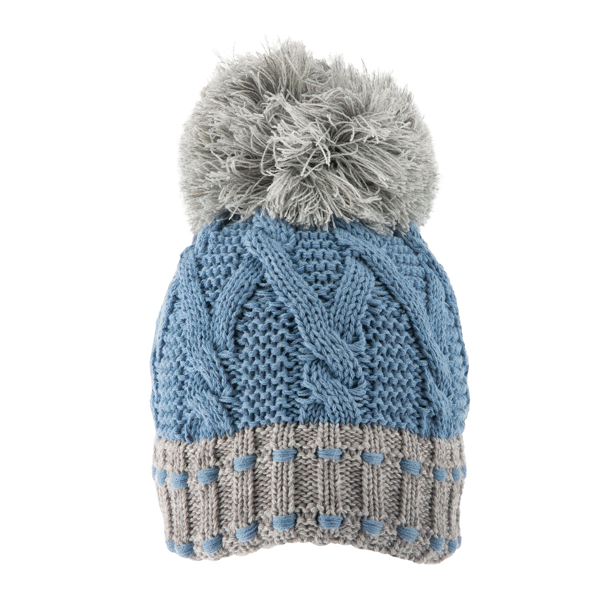 Ladies chunky bobble hats shop