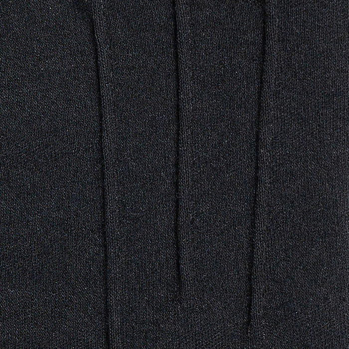 Women's three-point cotton gloves in black stitching