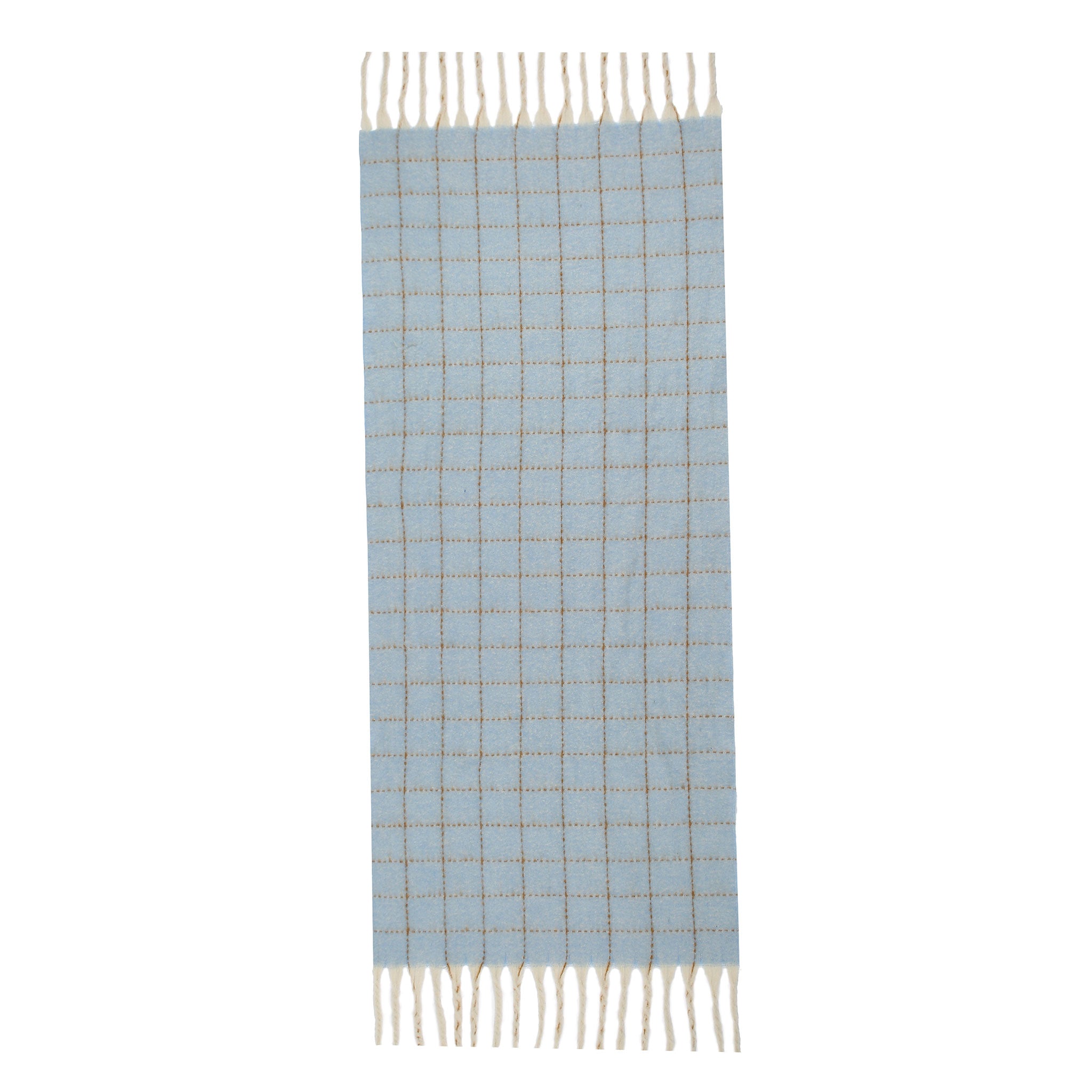 Check Cashmere Scarf in Black/calico | Burberry® Official