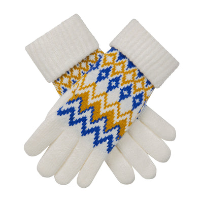 Women S Jacquard Fair Isle Knitted Gloves