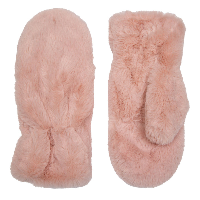 Women's Faux Fur Mittens Dents