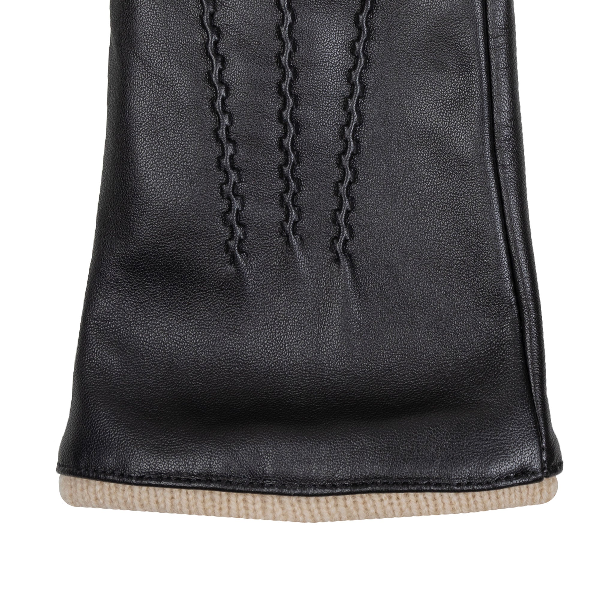 Women's Heritage Touchscreen Three-Point Wool-Lined Leather Gloves
