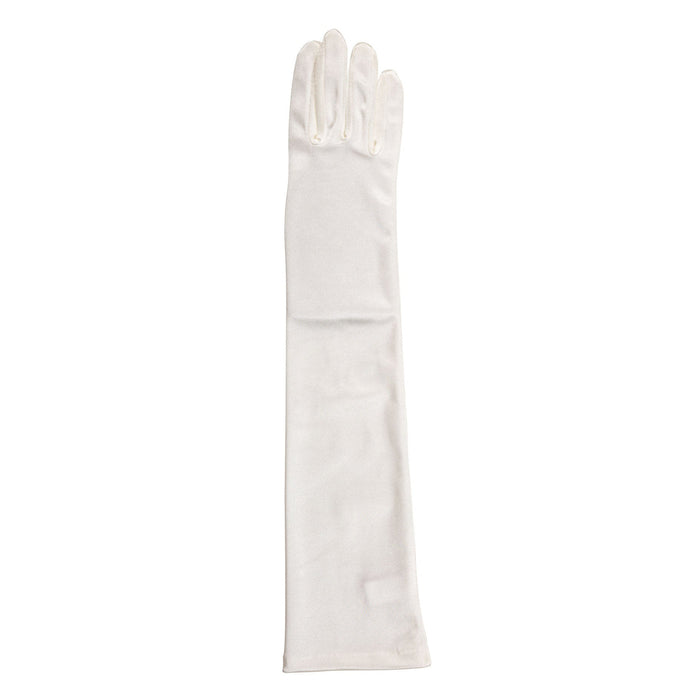 Women's Long Satin Formal Evening Gloves Dents - Main Image
