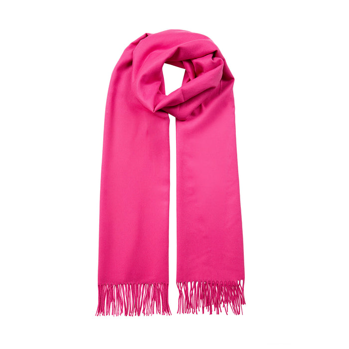Women's Plain Pashmina Scarf with Tassels