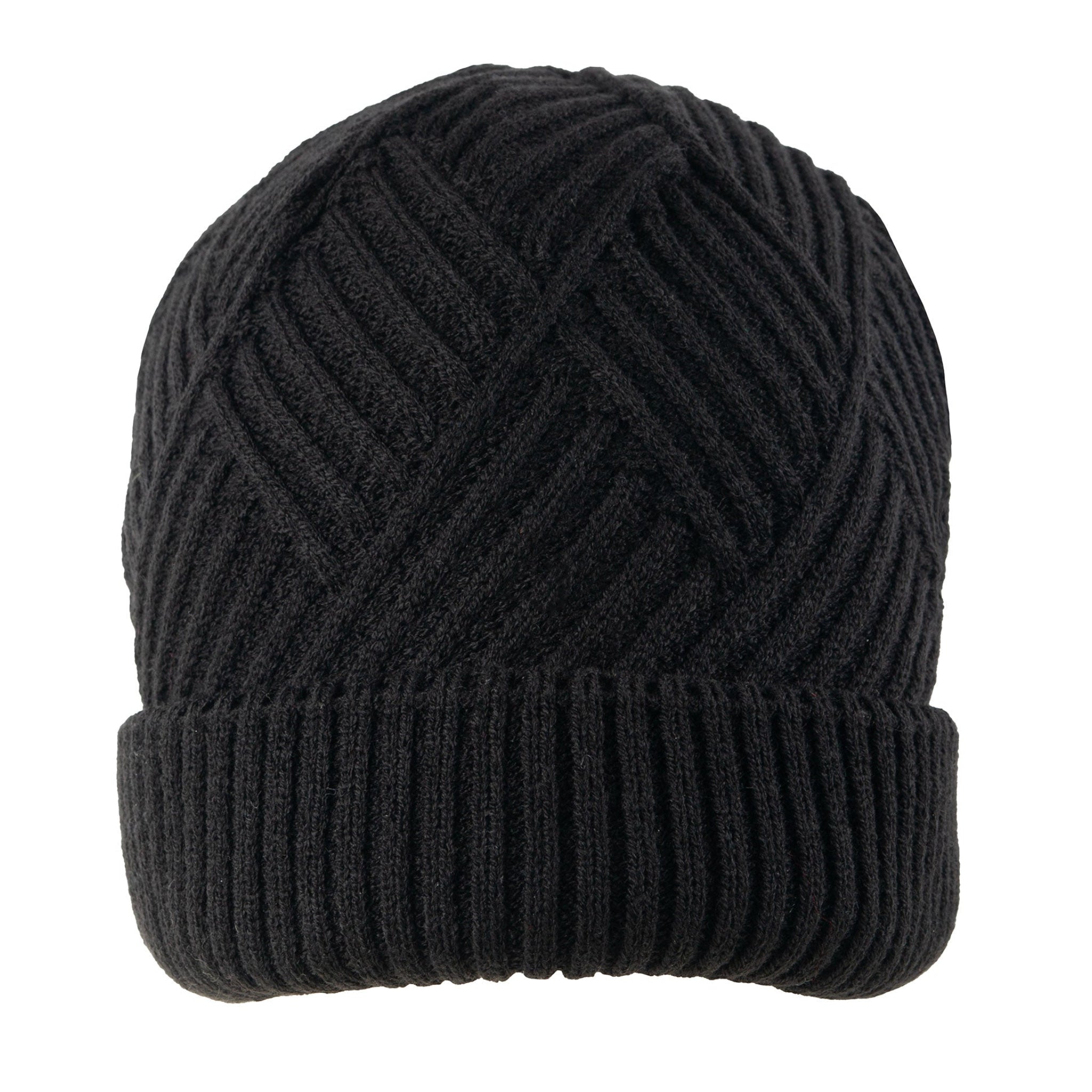 NPQQUAN 3-Pack Unisex Knit Beanie Hats For Men & Women - Black, Gray, White Winter Beanies