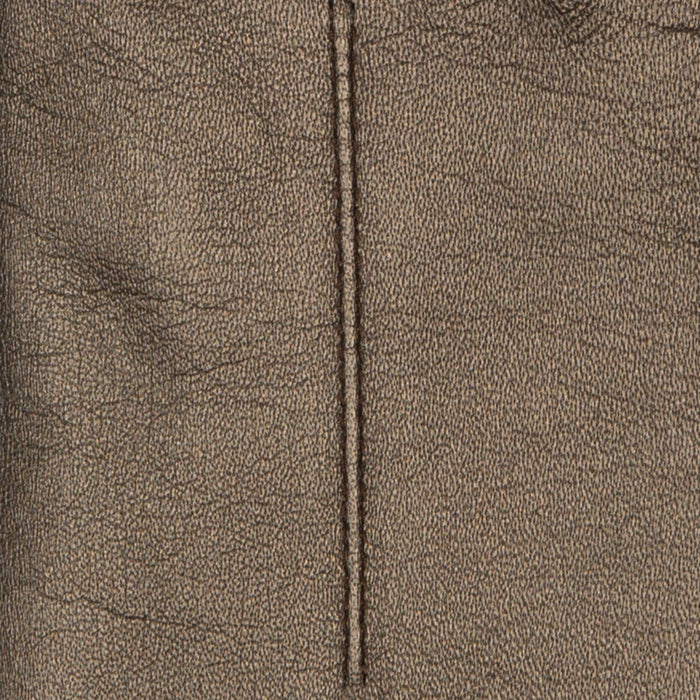 Women's Single Point Lined Leather Gloves in Pewter Stitching
