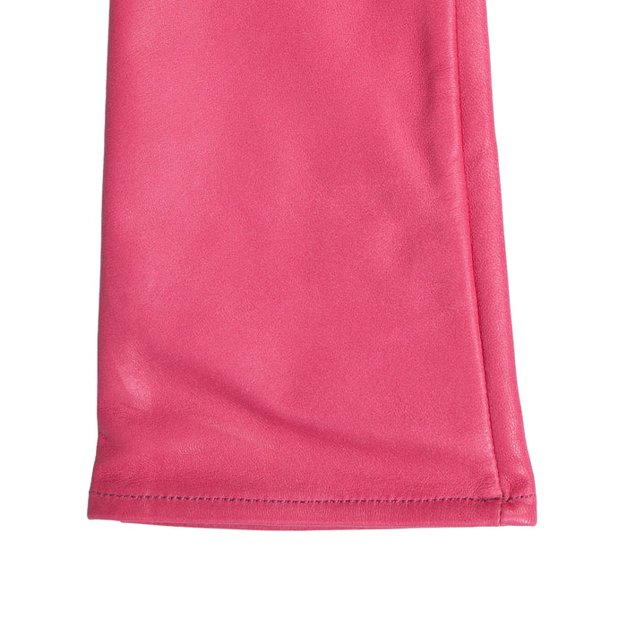 Women's Single Long Above-Elbow Lined Leather Gloves Sorbet Right Cuff