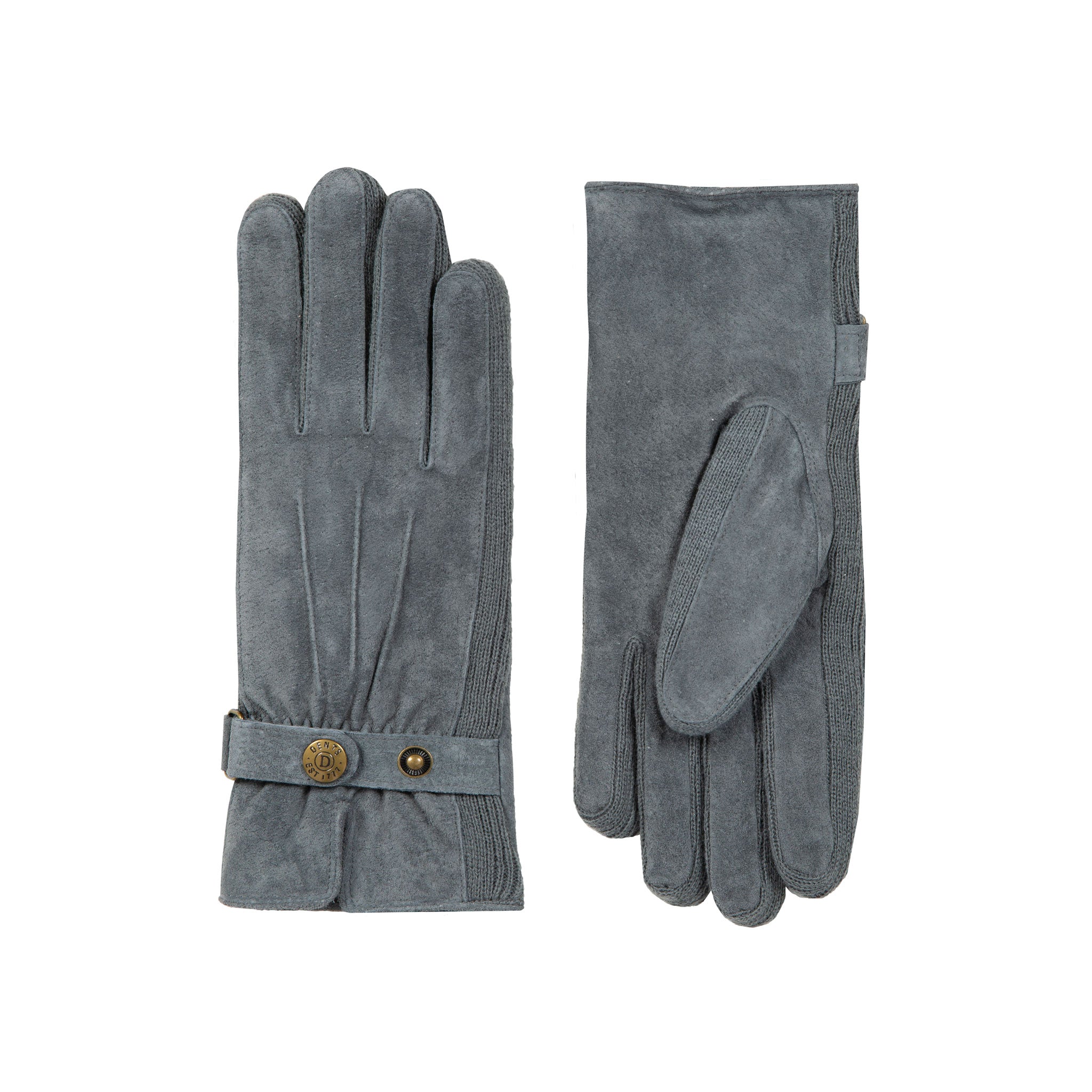 Ladies grey suede gloves discount