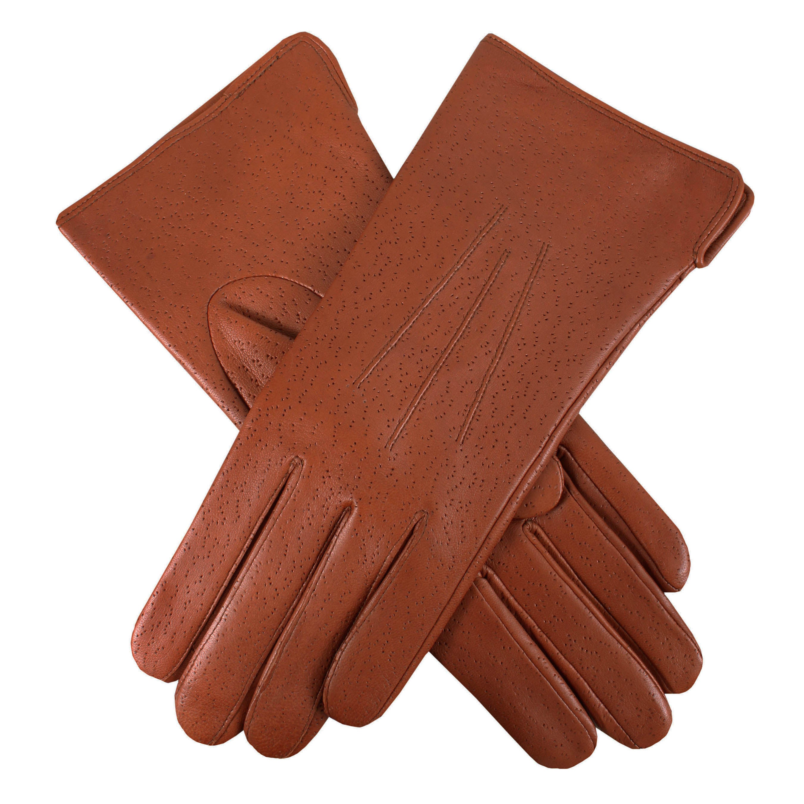 小物 DENTS PECCARY LEATHER GLOVES 8 D-BROWN Moreton | Men's Silk Lined Peccary Leather Gloves | Dents