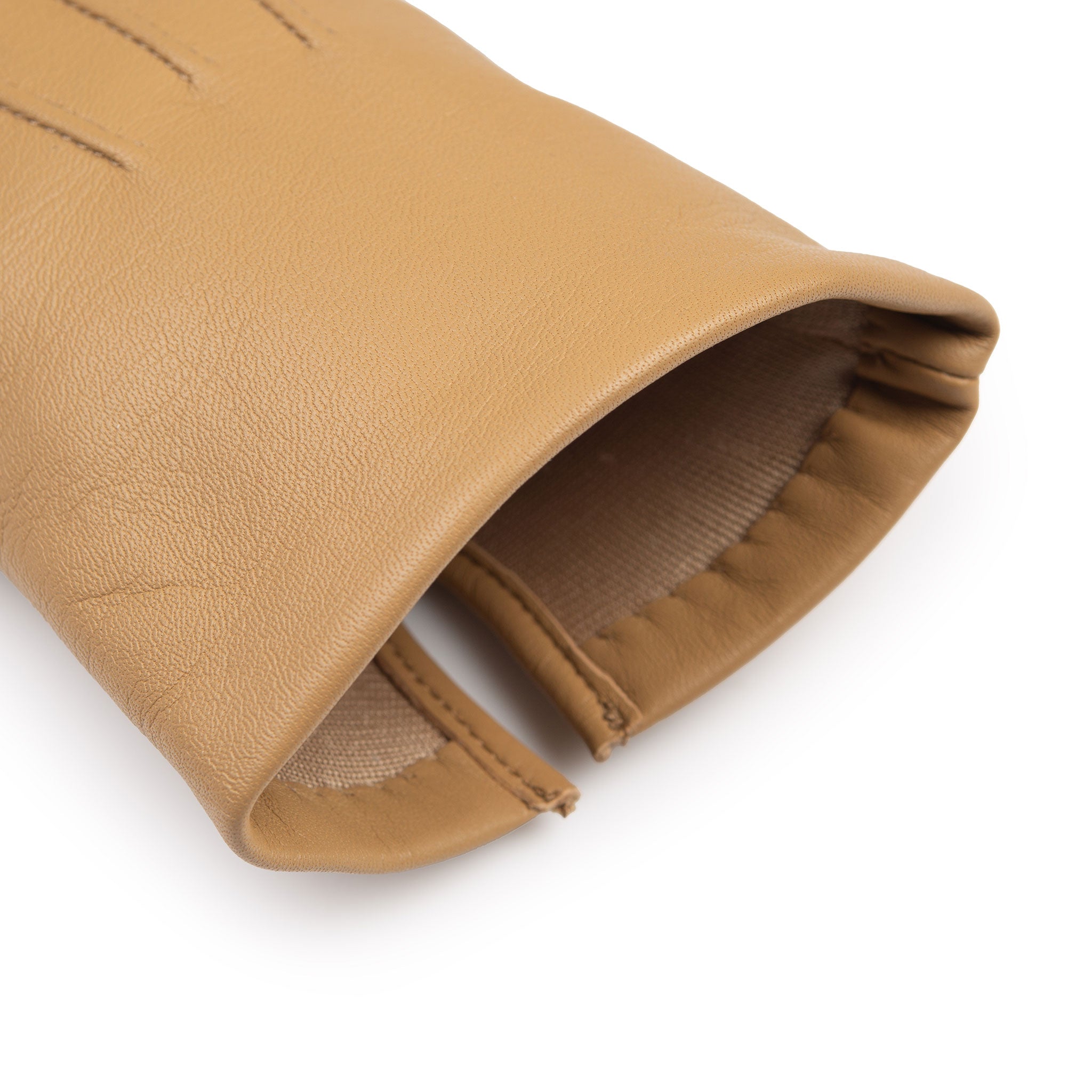 Women's Three-Point Silk-Lined Leather Gloves | Dents