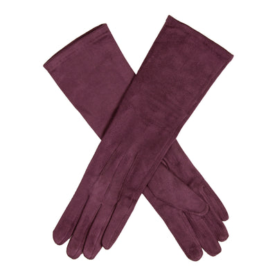 Women S Long Touchscreen Faux Suede Gloves