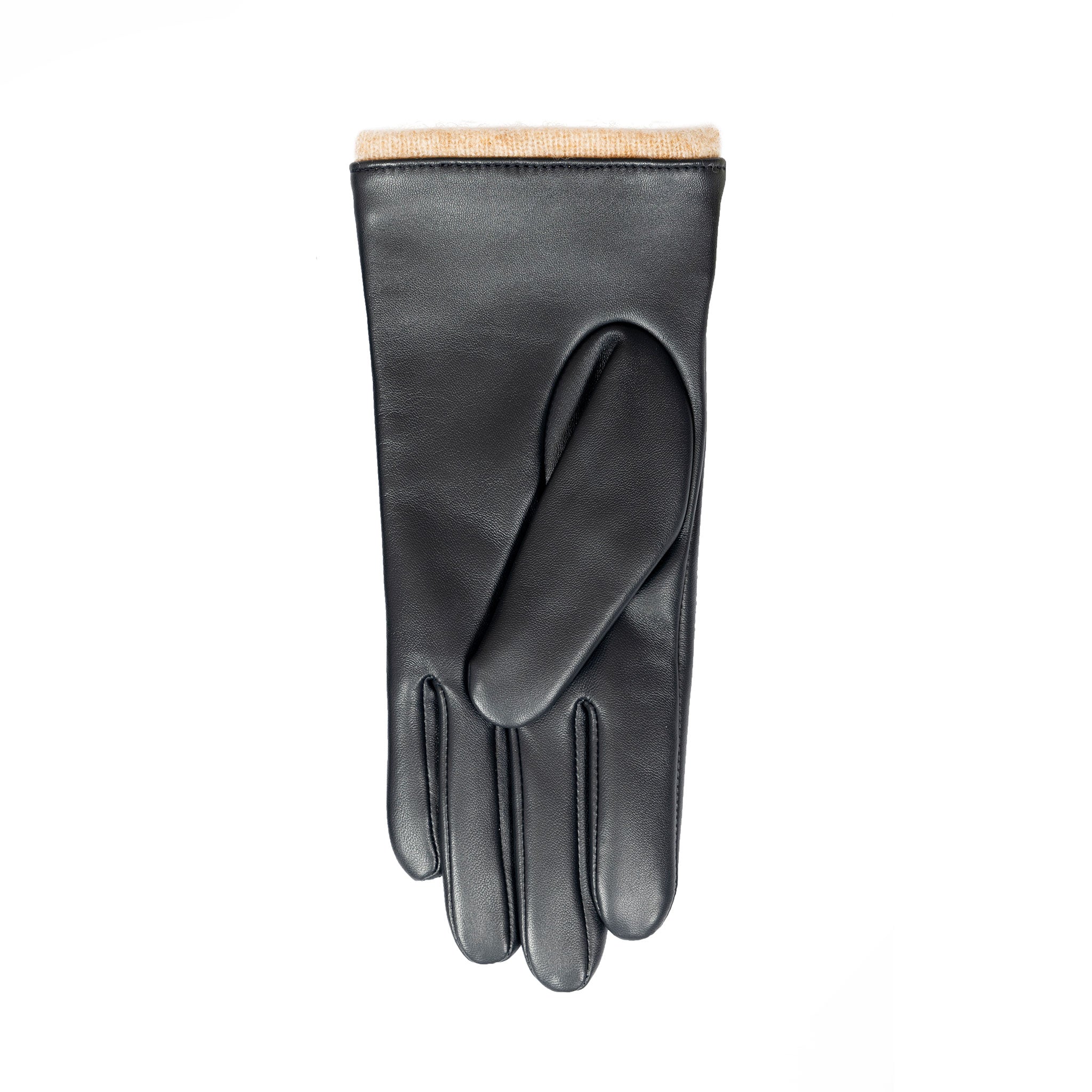 Women's Touchscreen Water-Resistant Wool Blend-Lined Leather