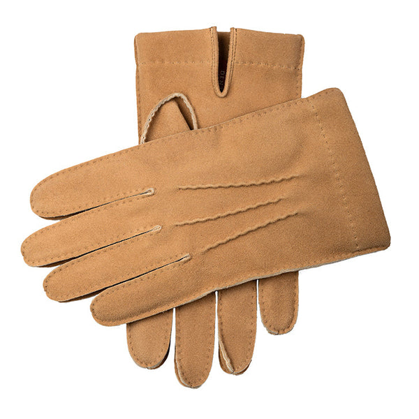 Men's Handsewn Cashmere Lined Buckskin Leather Gloves | Dents