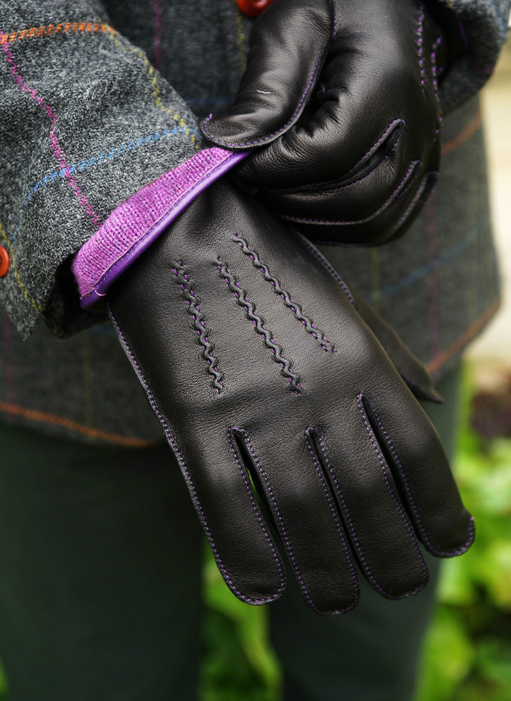 Mens tight leather gloves hotsell