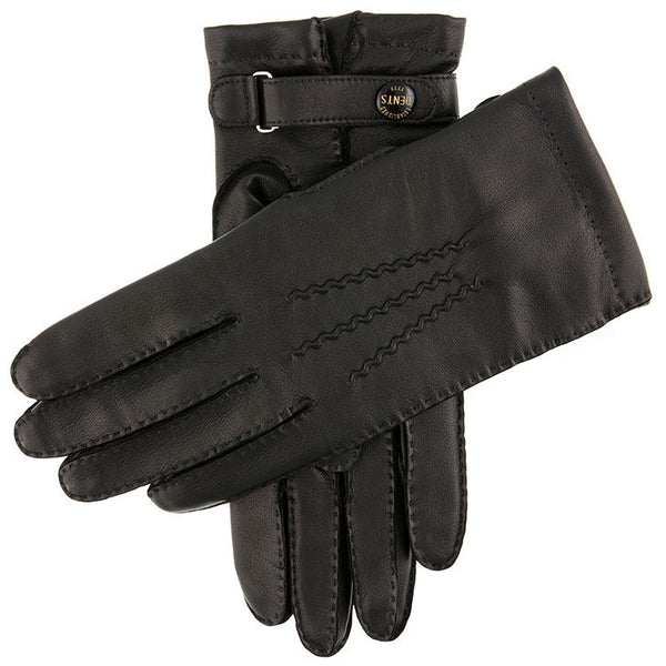 小物 DENTS Hairsheep Gloves / Black Rushton | Men's Handsewn Cashmere Lined Hairsheep Leather Gloves