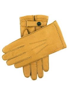 Men's Heritage Handsewn Vicuña-Lined Peccary Leather Gloves